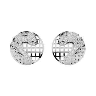 Jokia Round Diamond Stud Earrings